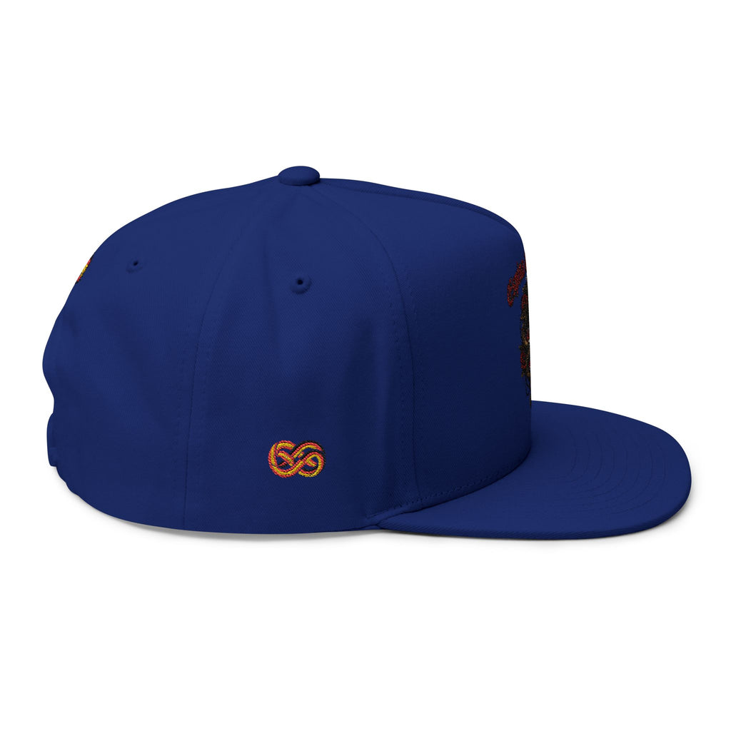 Espina & Sangre Gothic Snapback Cap oder Espina & Sangre Flat Bill Cap – Stickerei