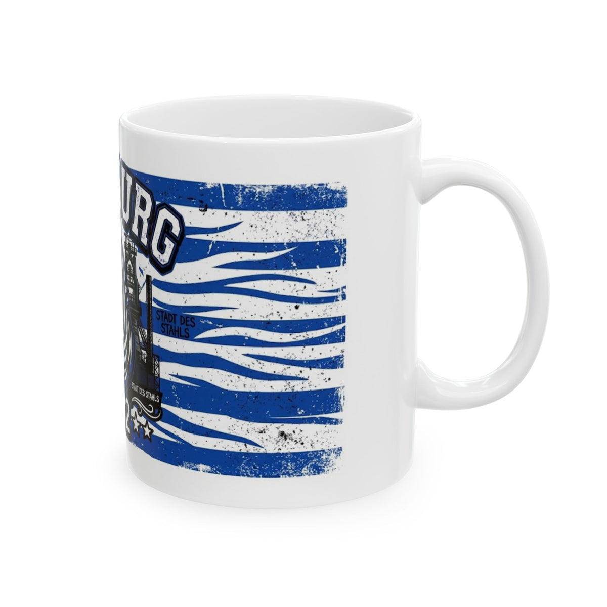 Duisburg 1902 Zebra Keramiktasse