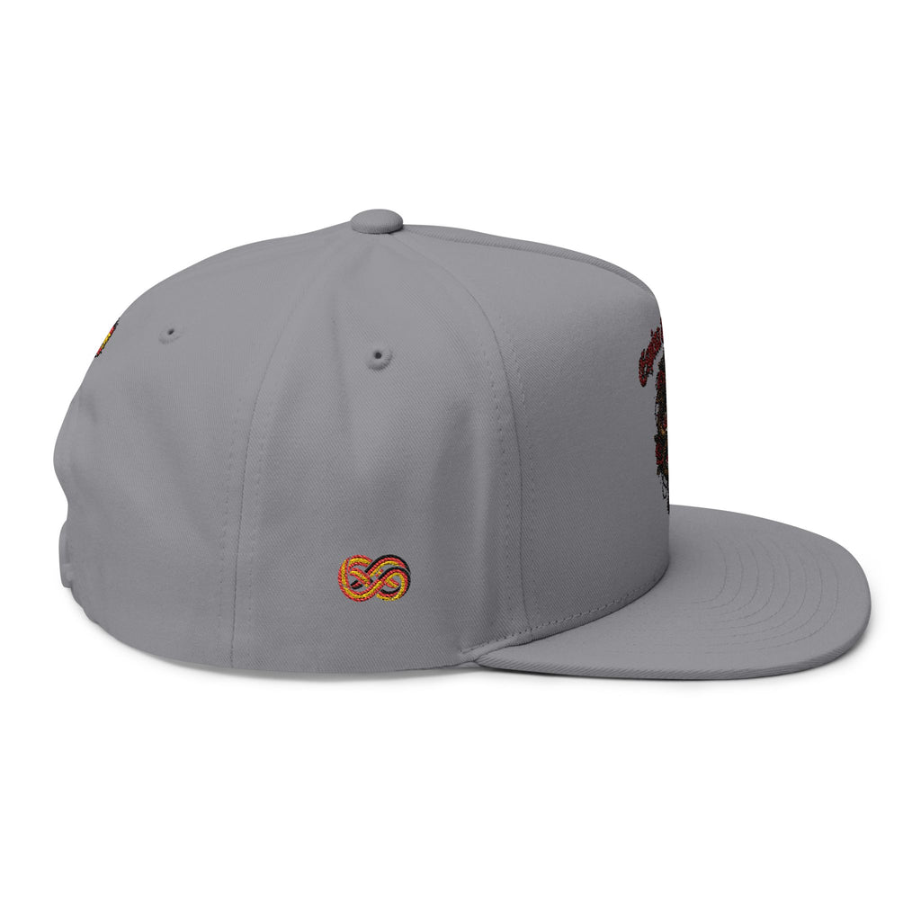 Espina & Sangre Gothic Snapback Cap oder Espina & Sangre Flat Bill Cap – Stickerei