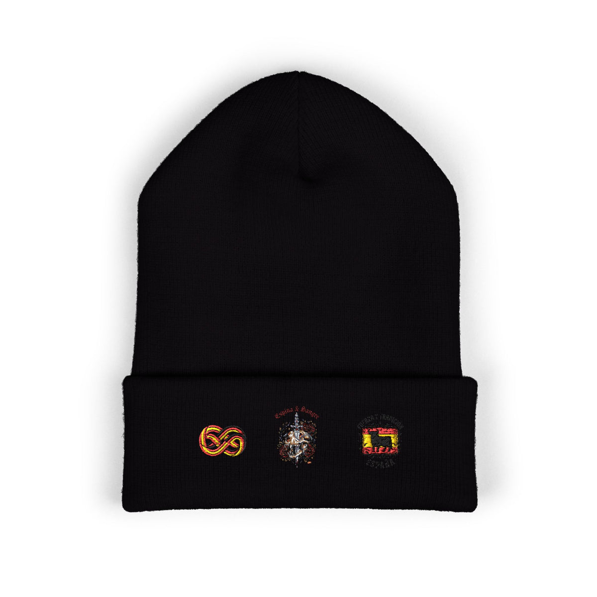 Retro Gaming Stick Beanie – Cuffed Strickmütze oder Black Line Retro Gaming Beanie