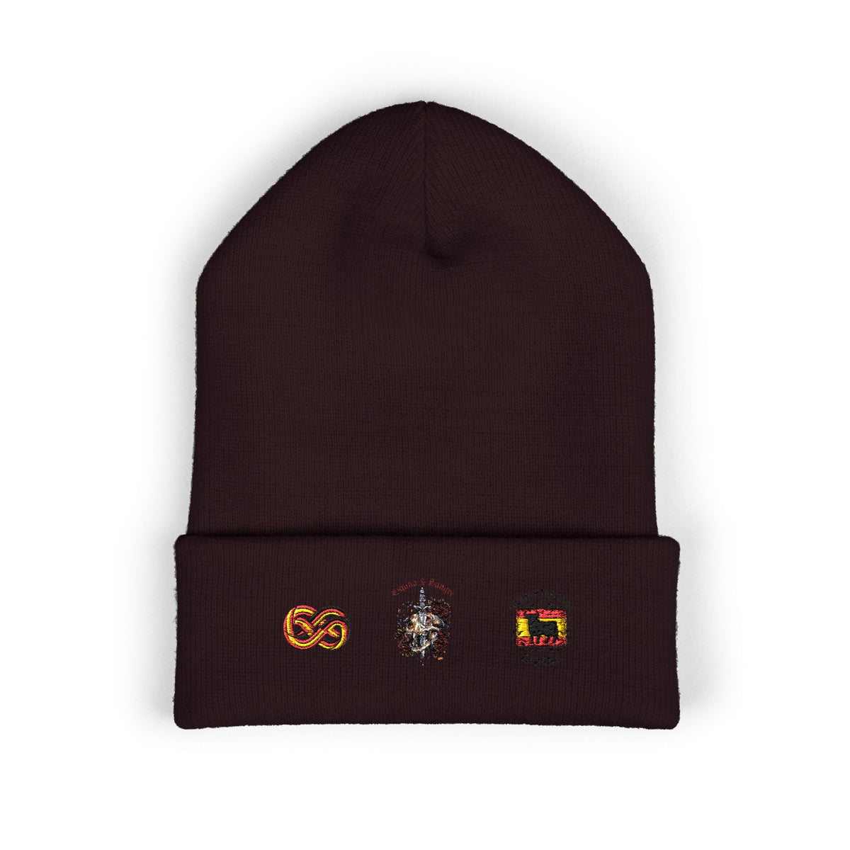 Retro Gaming Stick Beanie – Cuffed Strickmütze oder Black Line Retro Gaming Beanie