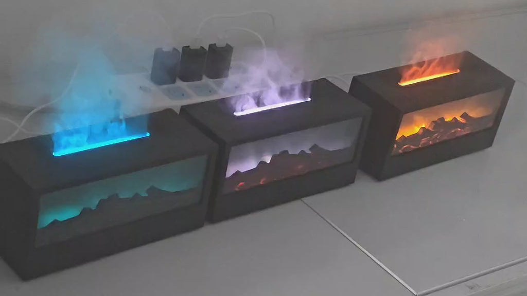 AuraFlame™ – Kaminfeuer-Luftbefeuchter