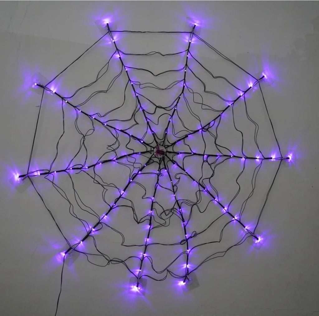 Spinnennetz-LED-Lampe | Die perfekte Halloween-Deko