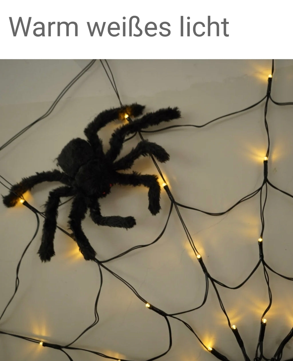 Spinnennetz-LED-Lampe | Die perfekte Halloween-Deko