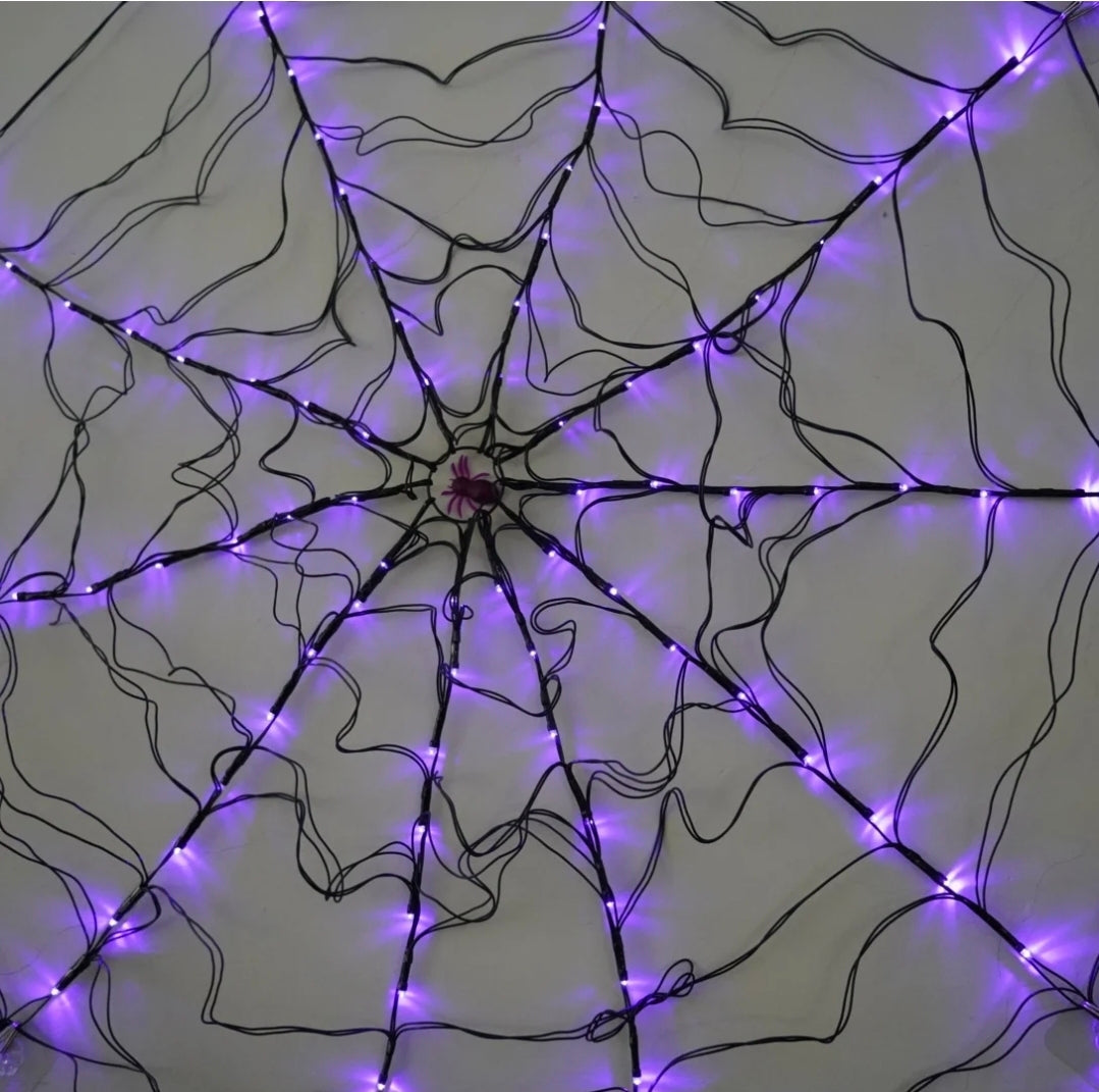 Spinnennetz-LED-Lampe | Die perfekte Halloween-Deko