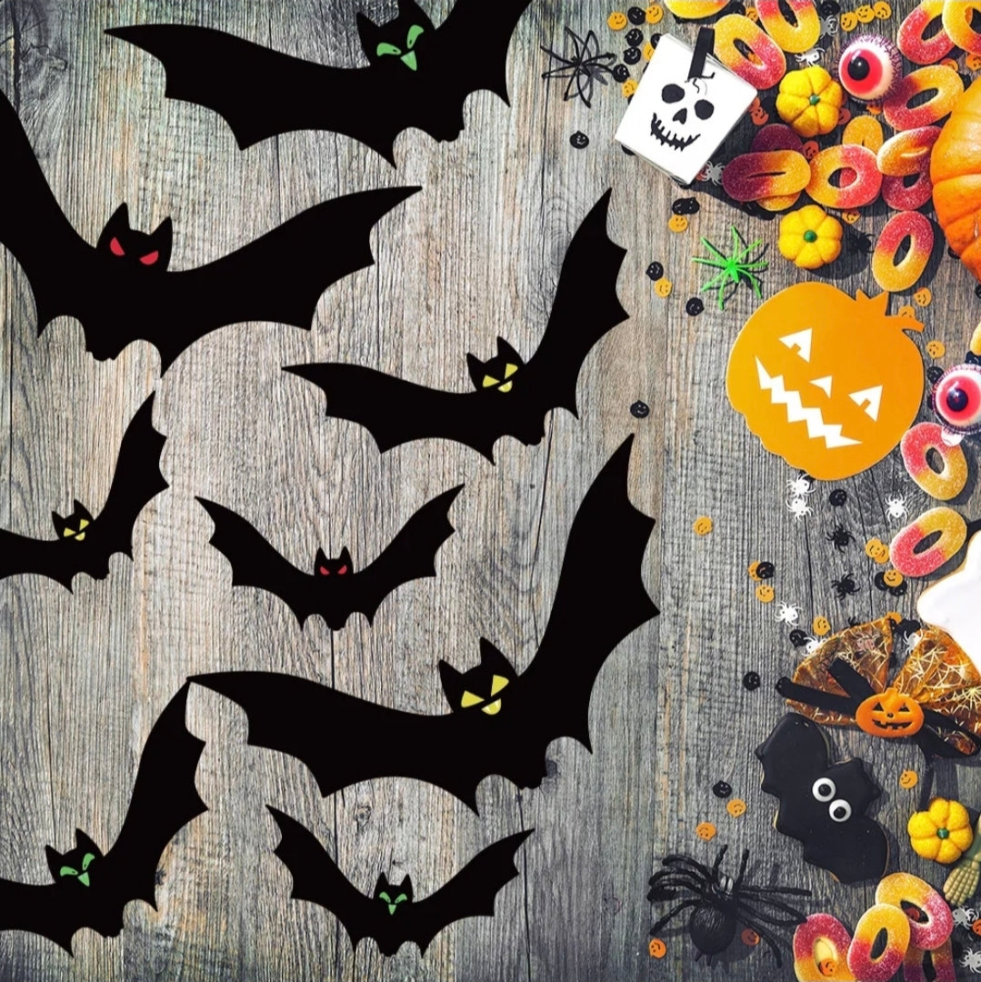 Halloween-Dekorationen - Banner, Bänder, Gruselartikel, Fledermaus-Requisiten, Party- und Feiernszubehör