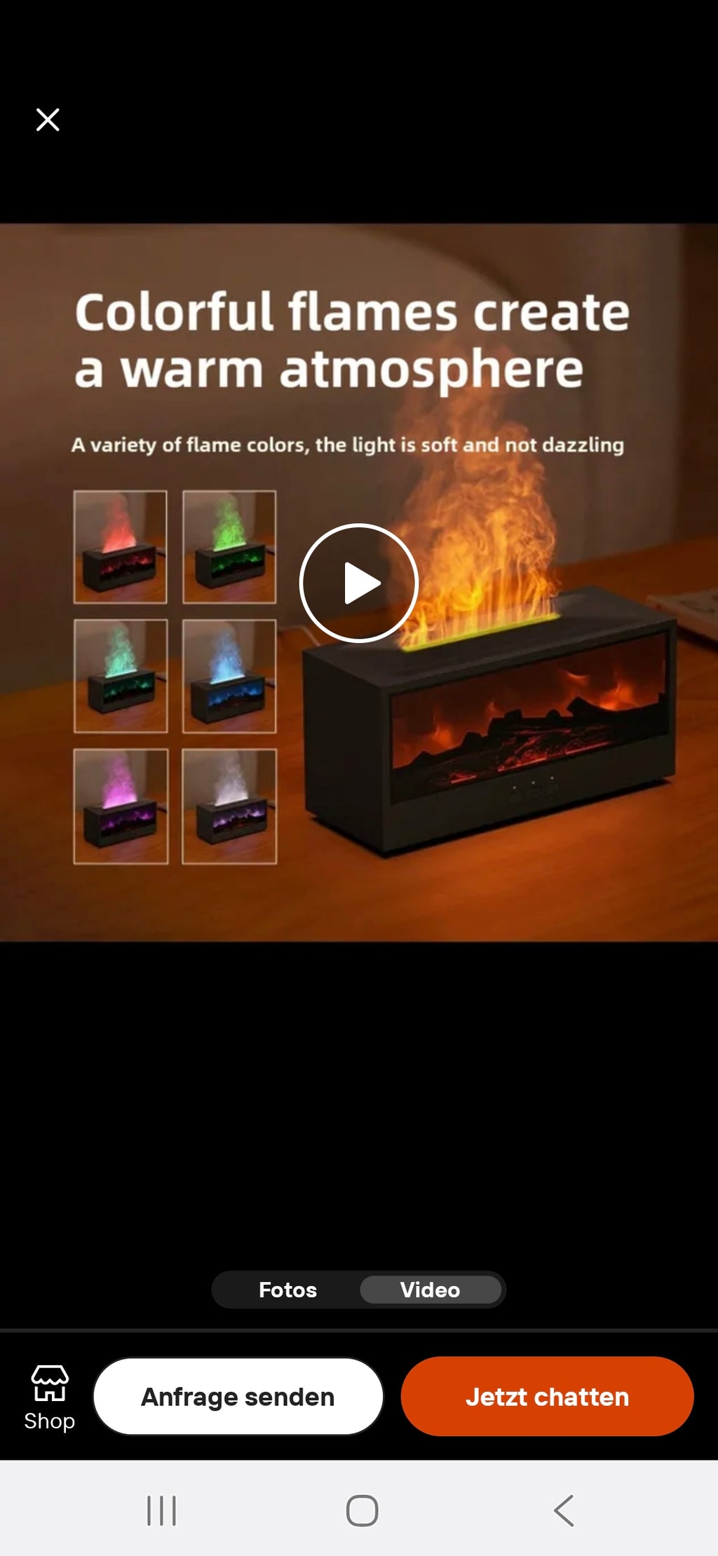 AuraFlame™ – Kaminfeuer-Luftbefeuchter