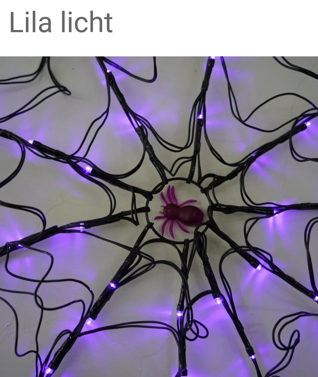 Spinnennetz-LED-Lampe | Die perfekte Halloween-Deko